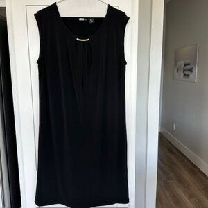Tahari Sleeveless Black Dress Size Large